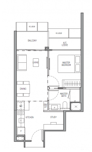 the-myst-1-bedroom-study-floor-plan-type-a1s-singapore